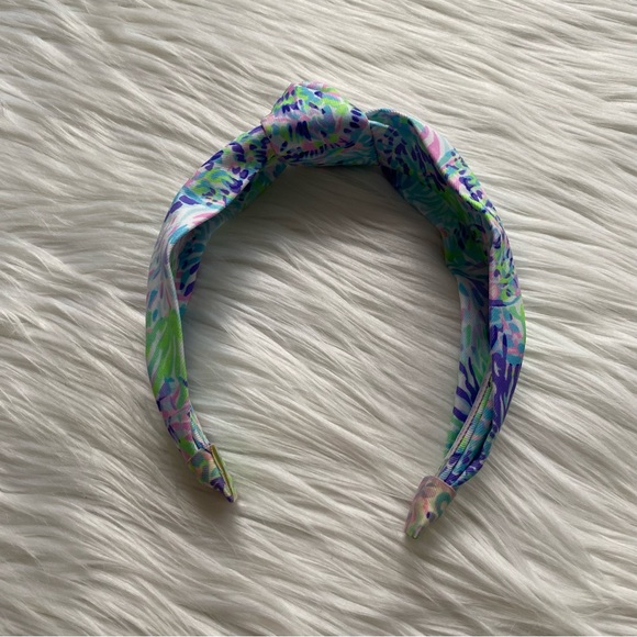 Lilly Pulitzer Top Knot Headband in Shell of a Party NWOT - Picture 2 of 8